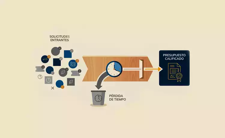 Menos tiempo perdido en solicitudes que nunca debieron llegar a fase de presupuesto