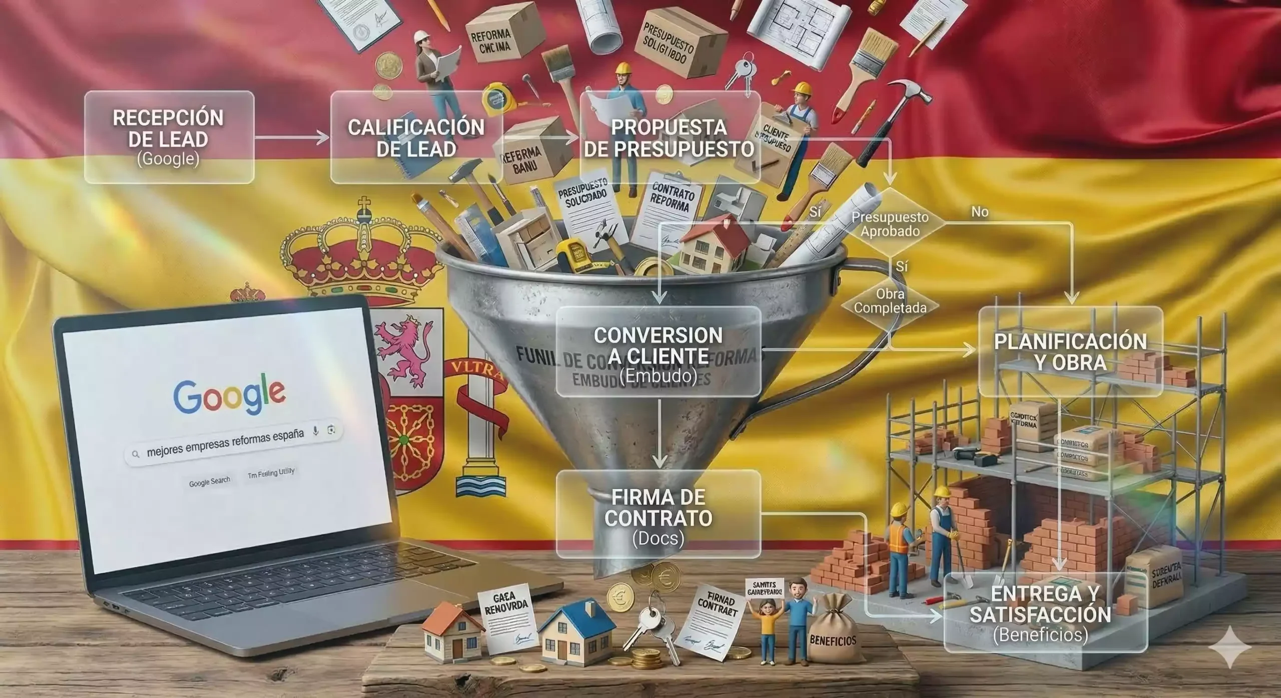 Soluciones digitales para empresas de reformas en españa